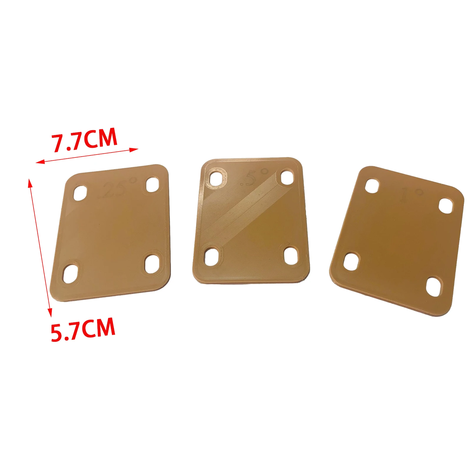 3Pcs Guitar Neck Plate Tool Neck Plate Gasket Cushion Shim Pads Guitar Bass Repairment for Guitarist Guitar Masters