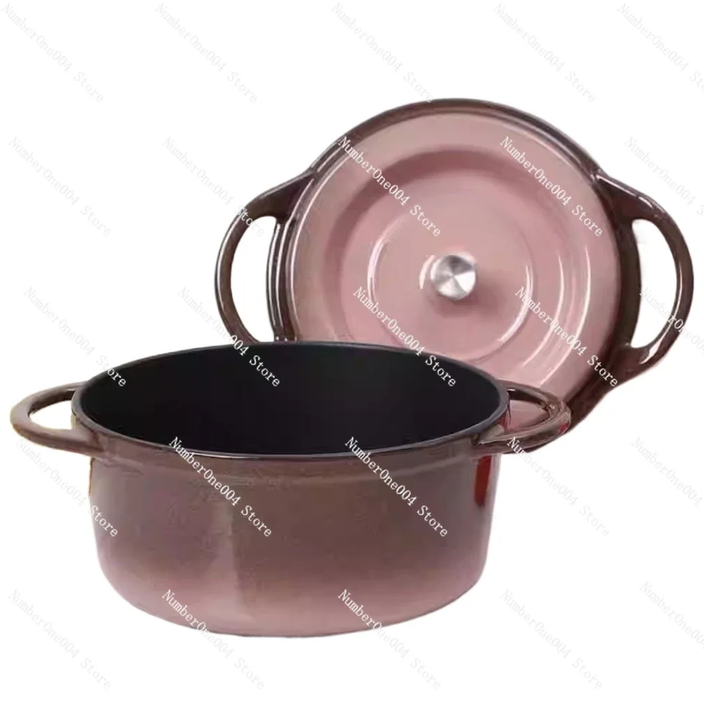 

Applicable to Cast iron enamel enamel pot stew pot soup stew cup liner binaural soup uncoated flat bottom