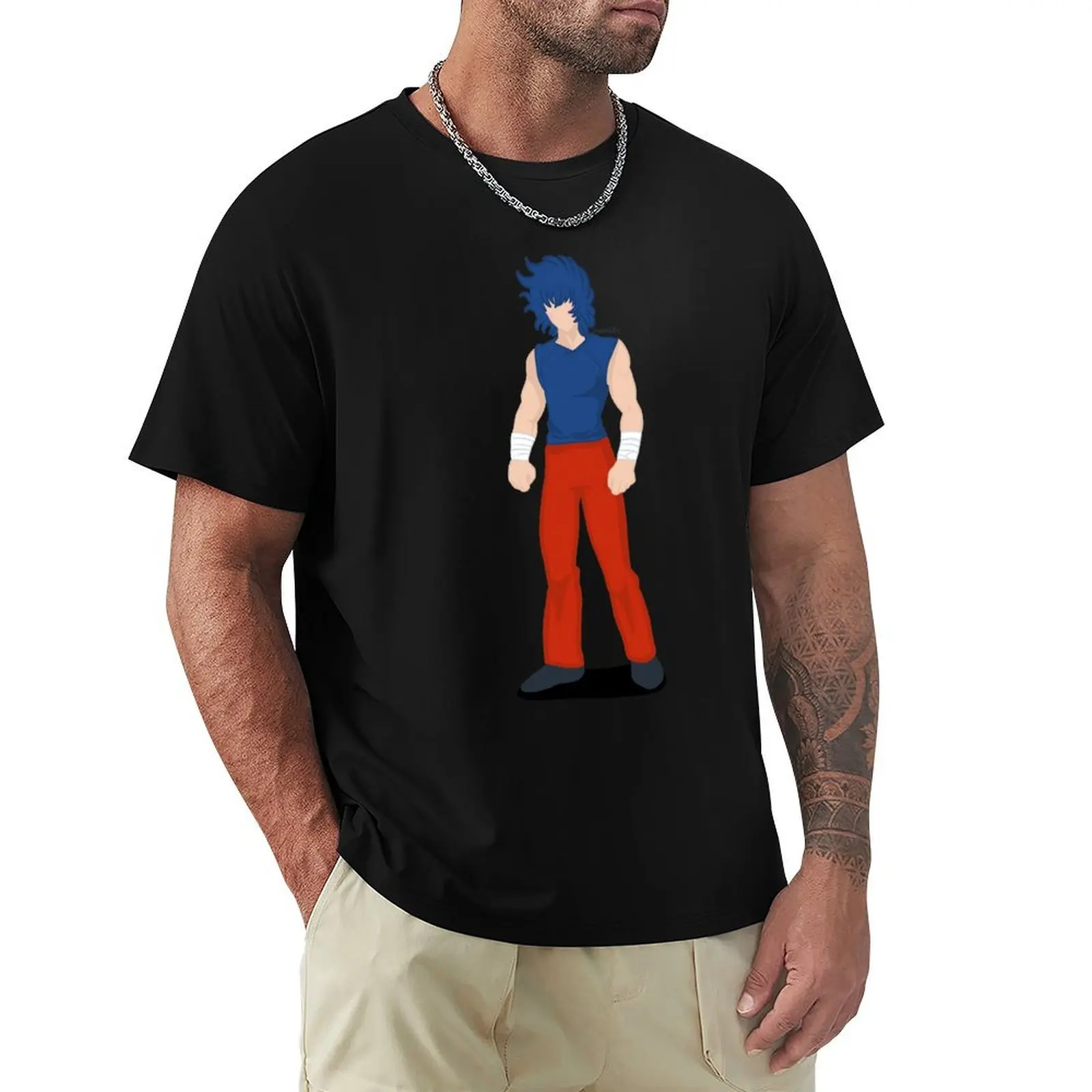 Ikki T-Shirt Classic Crew Neck Cotton T-Shirt