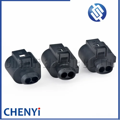 Imagen 2 del producto Conector de 2 pines para actuador de freno de estacionamiento automático, enchufe de válvula solenoide 1J0973722 1J0973722A 6X0973722G 1717692-1 1717692-2
