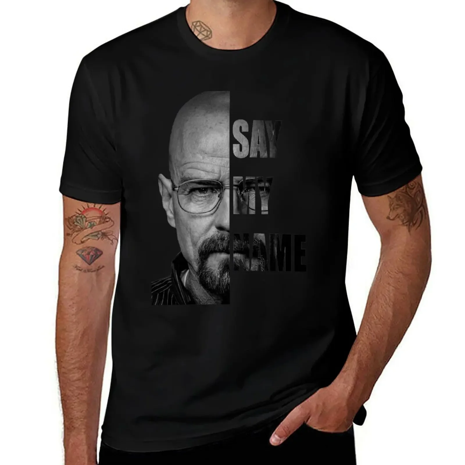 

Walter White Say My Name T-Shirt cotton graphic tees new gifts and t-shirts summer 2025 Anime t-shirt mens tall t shirts