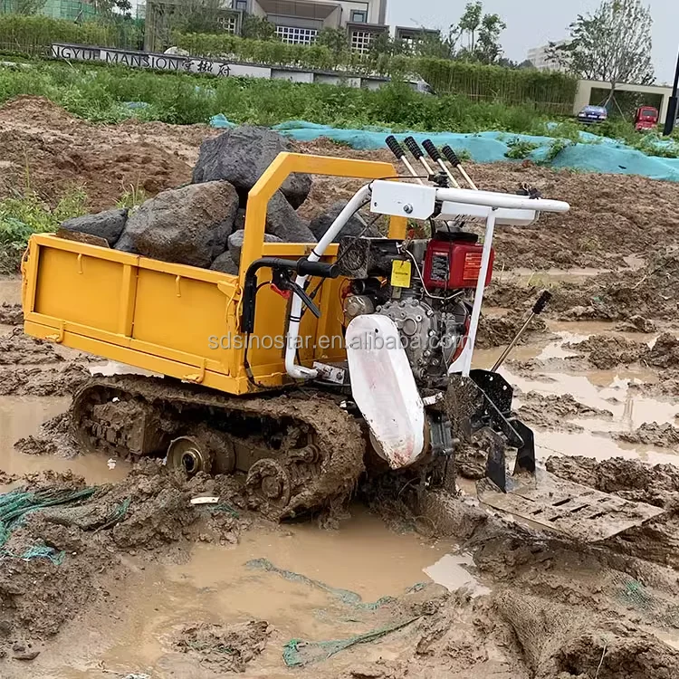 Electric Motor Agricultural Tank Chassis Rubber Crawler For Drill Excavator Use  