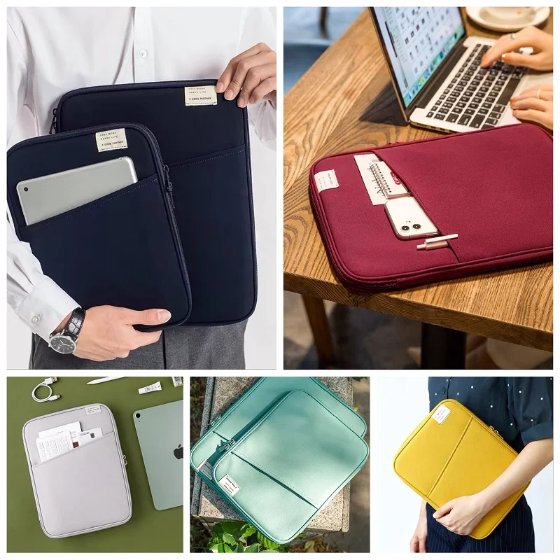 Tablet Bag 9-11inch For iPad Air4 5 Pro 11 10.9  iPad Case 10.5 inch For XiaoMi 5 Samsung Huawei Lenovo Shockproof Pouch Bags