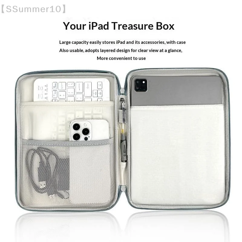 【xxx】11/12.9 Inch Tablet Cases Bag Sleeve Portable Tablet Handbag Protective Storage Pouch For Daily Travel Office Use【SS】