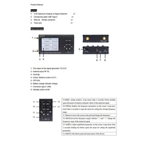 New SA6 Mini Portable Spectrum Analyzer Wi-Fi CDMA Lab 35-4400Mhz Signal Test-A23U