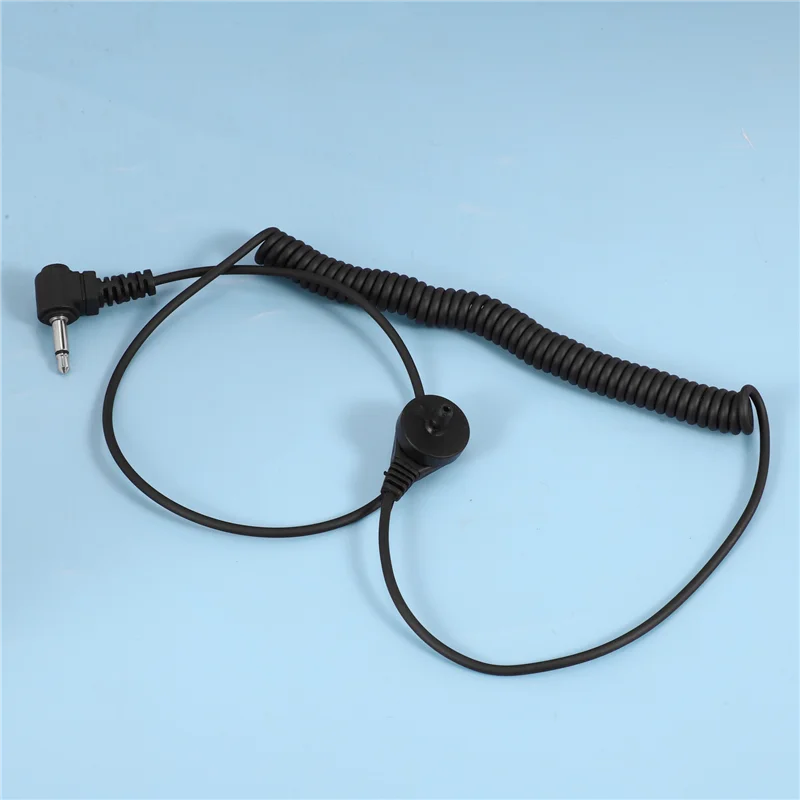 20X RHF 617-1N 3.5Mm RECEIVER/LISTEN ONLY Surveillance Headset Earpiece With Clear Acoustic Coil Tube Earbud Audio Kit-TCES