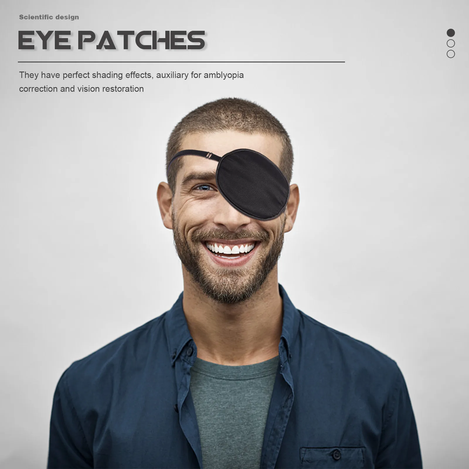 

2 шт. компактных многоразовых пластырей для глаз для защиты от амблиопии, легкая светозащитная маска, портативная для использования на улице