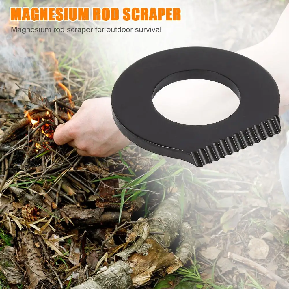 

Многофункциональный скребок для выживания на природе из нержавеющей стали с магниевым стержнем для кемпинга и походов