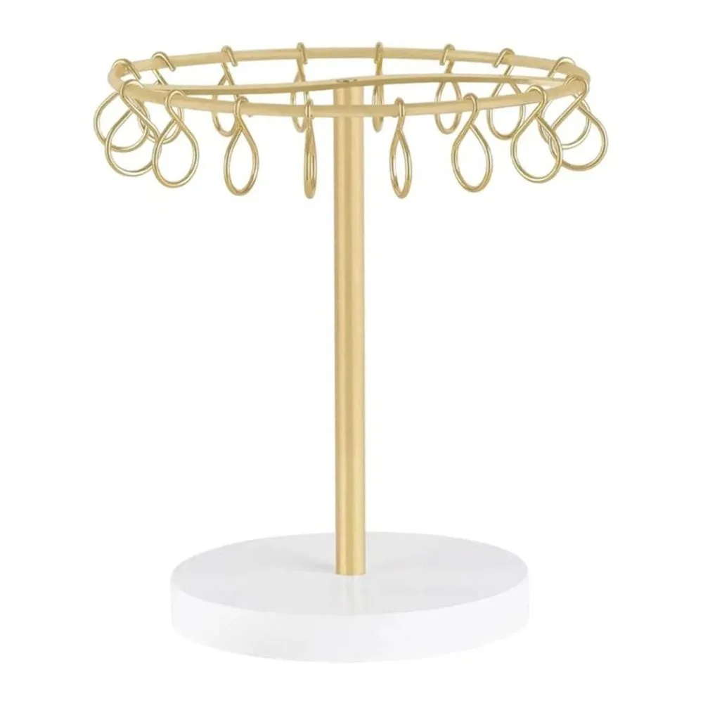 

16Pcs Hooks Claw Clip Holder Removable Room Decor Hair Jewelry Organizer Easy Installation Round Base Jewelry Display Shelf