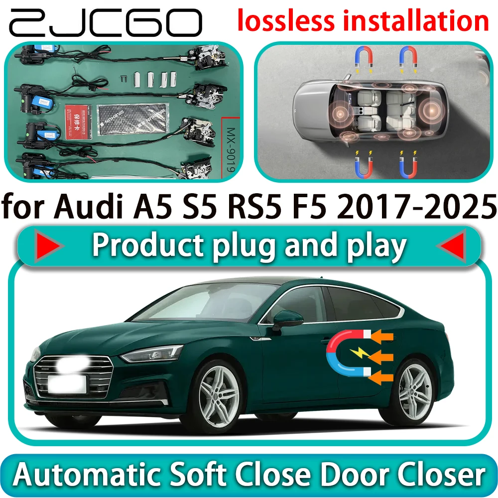 

for Audi A5 S5 RS5 F5 2017-2025 Auto Pull Car Soft Close Door Kit Power Latch Electric Door Catch Soft Closing Assist Silent
