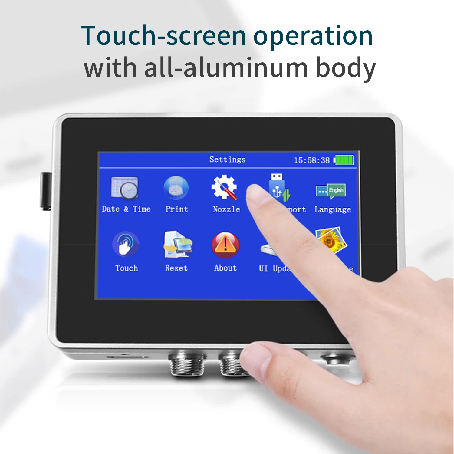 Phezer PC15plus 12.7mm Handheld Inkjet Printer 2026 Upgraded Mini Portable Coding Machine Expiry Date Batch Code Logo QR Barcode