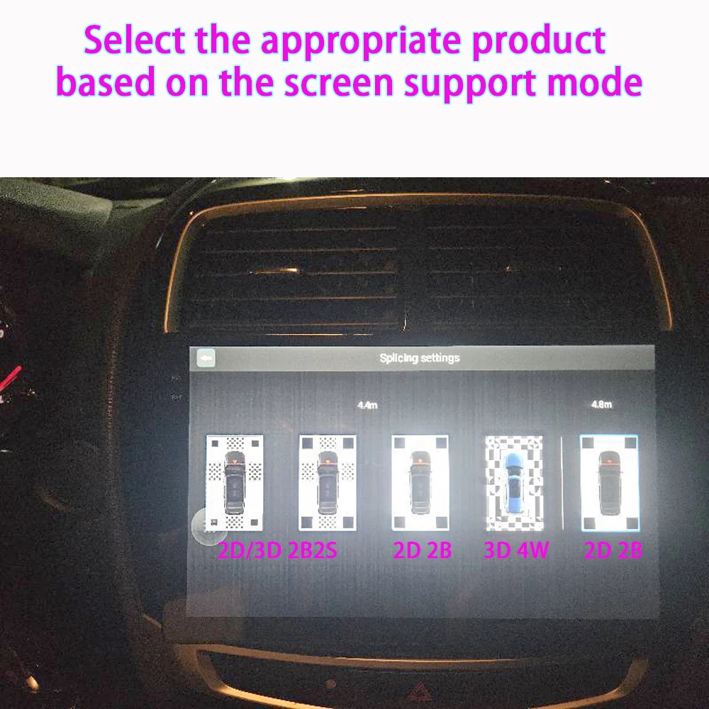 Car Mats 2D 3D Cloth Blanket for 360 Camera Automotive Calibrate Fabric Manual Automatic Splicing Debugging High Precision