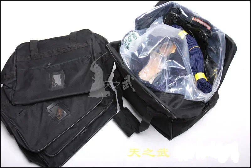 أكياس كيندو حقيبة ظهر درع واقية فنون الدفاع عن النفس اليابان كيندو معدات الحماية أكسفورد القماش الأسود حقيبة كتف مربعة Keiko Gi #2