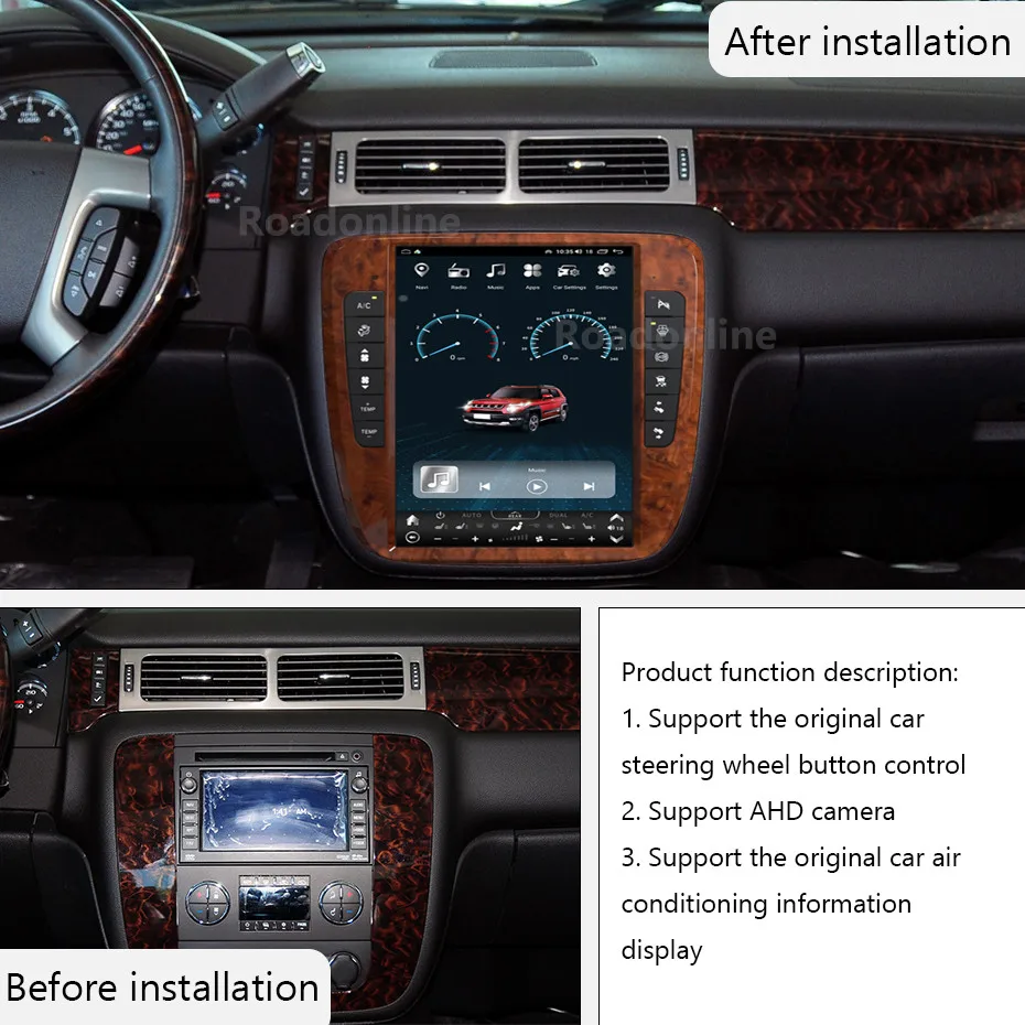 Android audio For GMC SIERRA 2007-2014 Resolution UIS7862S Octa-core 8+128gb Car Navigation CarPlay Car Radio Multimedia player