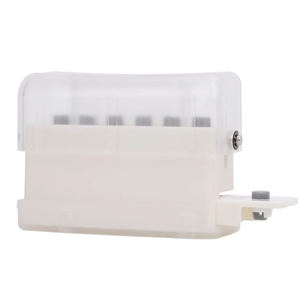 ABS 6 Hole Paper Punch 5.5mm Hole Diameter Practical Loose Leaf Punching Machine Translucent Design Mini Size Manual Puncher