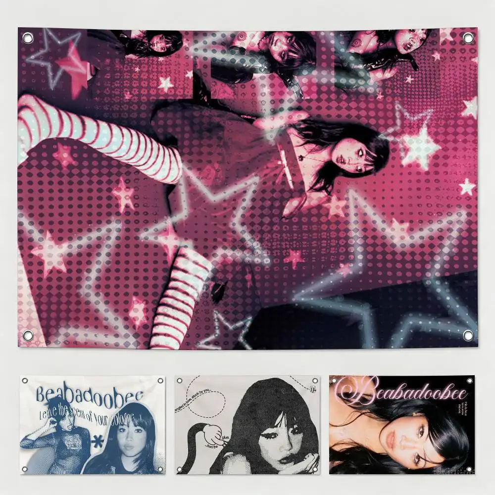 Singer Beabadoobee Beatopia Flag Suitable For Party Club Outdoor Interior Wall Decoration Banner Fans Gift