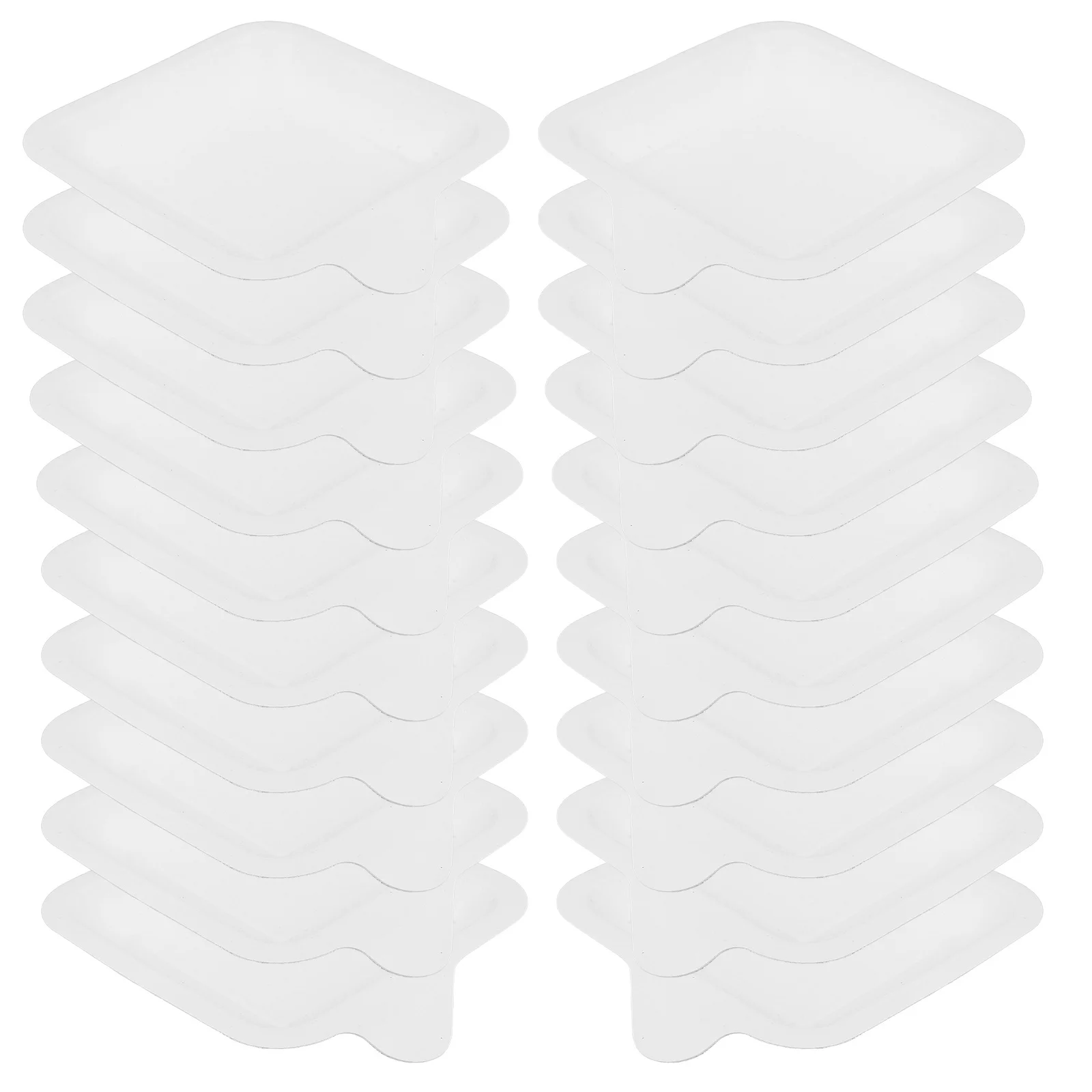 

100pcs Birthday Cake Plates Square Thick Paper Plates For Disposable Party Tableware Happy Birthday Serving Diy Painting Outdoor