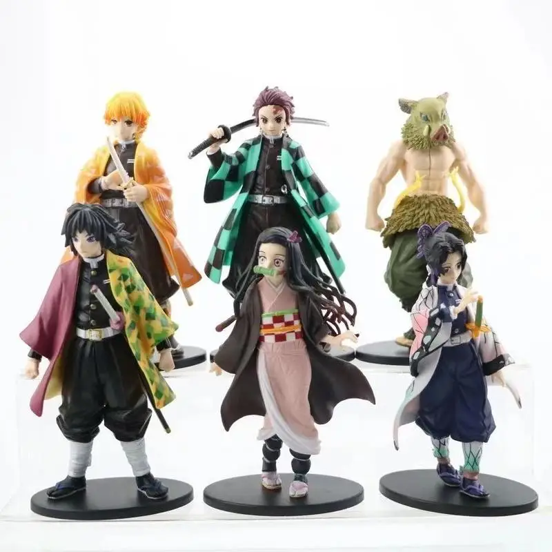 Officiële Echte Demon Slayer Anime Figuur Hoogwaardige Karakter Model Collectible Standbeeld PVC Gift (Op Voorraad Duidelijke inventaris)