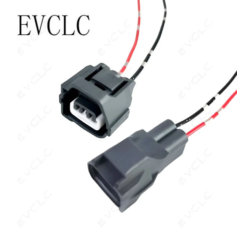 2 sets 2 pin car wiring harness connector waterproof plug 7282-7020-10/7283-7020-10 for automotive front fog lamp assembly plug