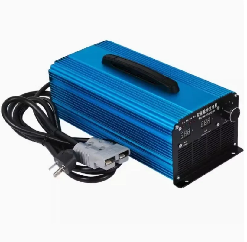 Lithium battery charger 72v486025A electric vehicle adjustable fast ternary lithium smart