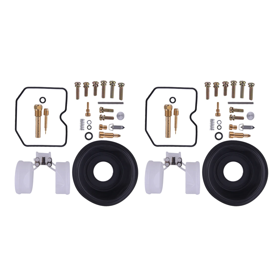 

2 Sets Motorcycle Carburetor Repair Kit Diaphragm Float Fit for Kawasaki Ninja 500R EX500 GPZ500S 1994 1995 1996 1997-2003