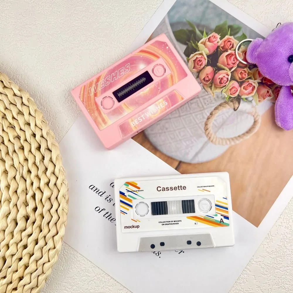 

Voice Card Tape Voice Audio Cassette Recordable DIY Recording Voice Card Self-made Invitation Thank You Card Greeting Post Card