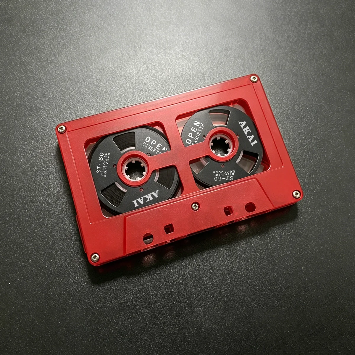 Open Cassette 50 Minute Blank Audio Cassette Reel to Reel Tape Double Side Metal Reel Hollow Case Self-Made High Quality Design view 5