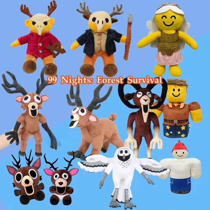

Новое поступление, 99 ночей в лесу, олень, плюшевая игрушка, игровые аксессуары, мягкая кукла в подарок, мягкая приятная игрушка для всех возрастов