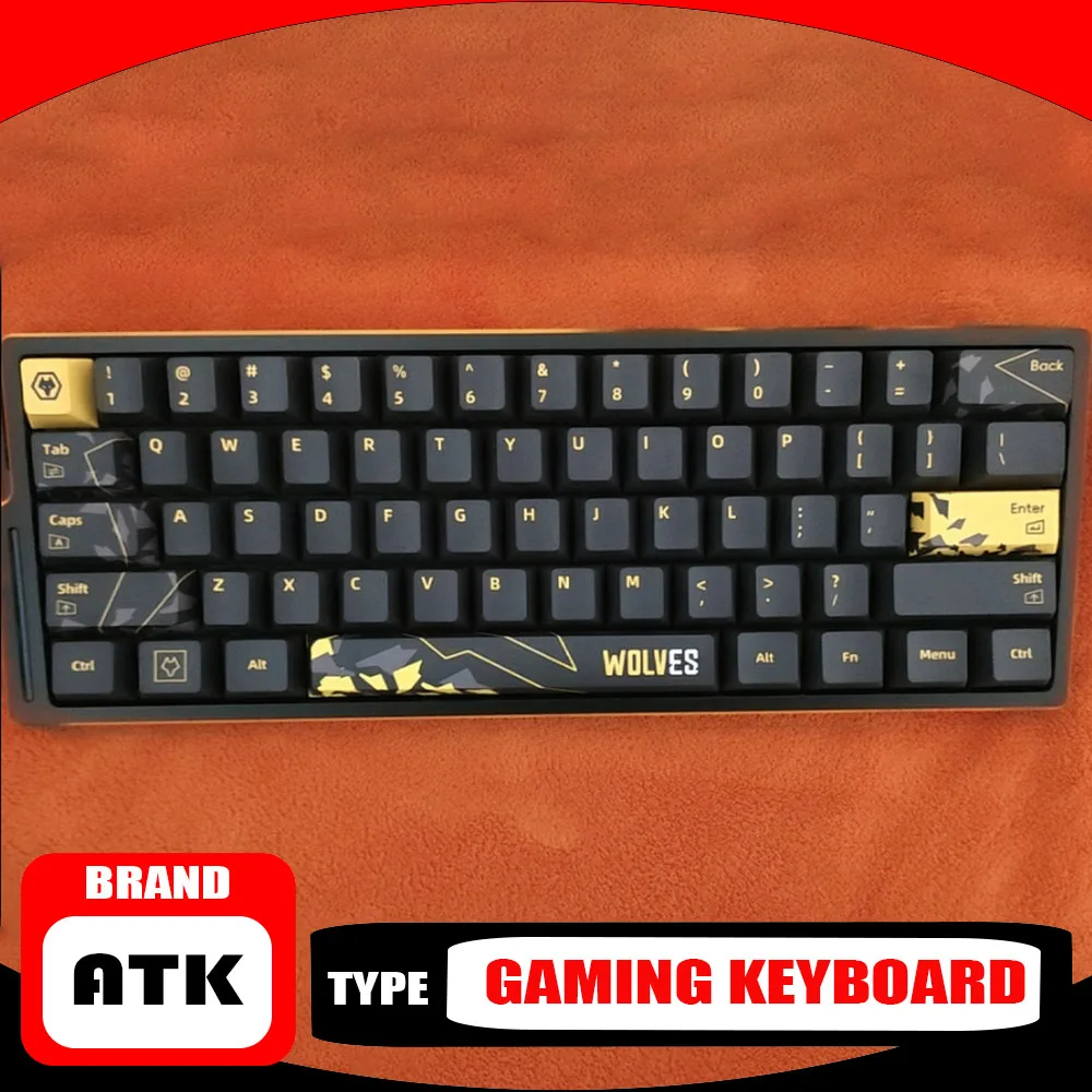 

ATK EDGE 63HE Magnetic Switch Keyboard Custom 8K Polling Rate Aluminum Alloy Hot Swap RGB RT 0.01mm Gaming Keyboard Player Gifts