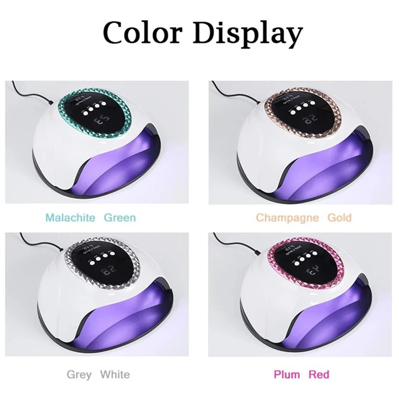 UV-LED Nagel trocknungs lampe für Maniküre Hoch leistung 168w Smart Sensing Nagel Gel politur Trockner Kunst Salon Werkzeug Maniküre Maschine