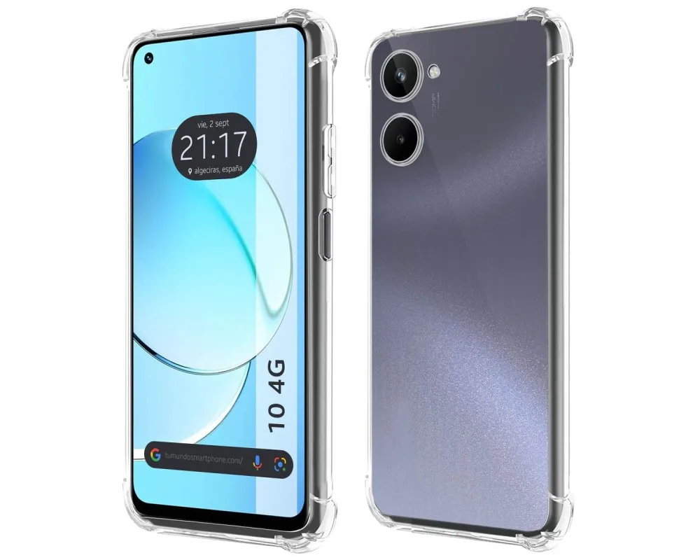 For Realme 10 4G Clear Shockproof Silicone Case