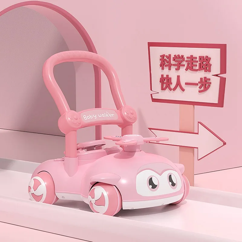 

Children's Music Multi-functional Baby Walker Anti-rollover Walking Hand Push Walker