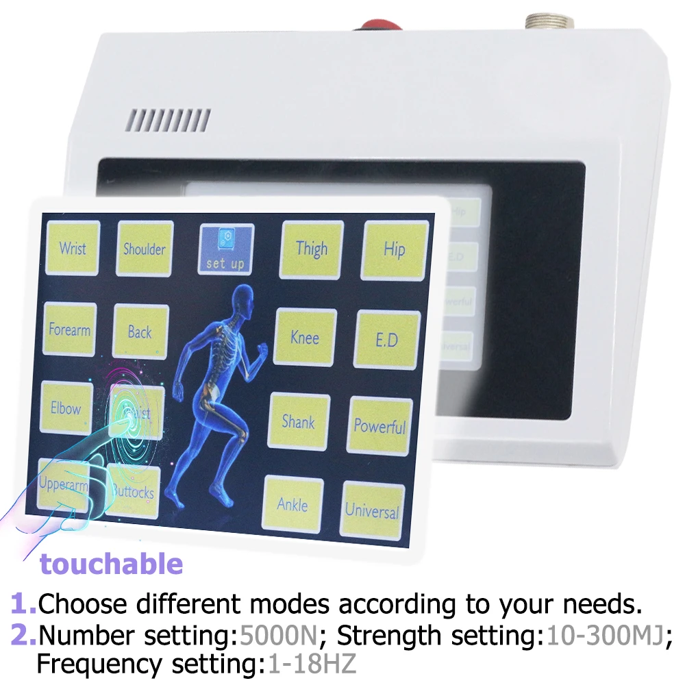 300MJ Shockwave Therapy Machine For Effective ED Treatment And Knee Pain Relief Home Massage New Physiotherapy Shock Wave