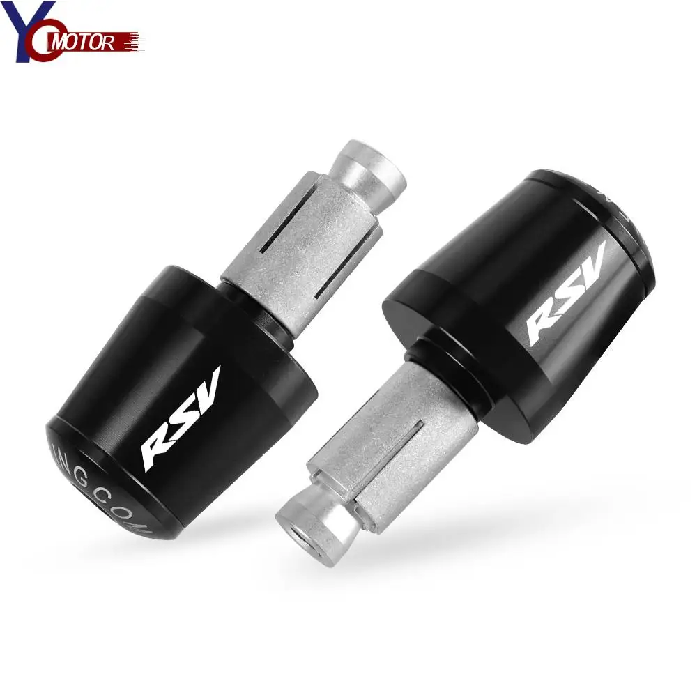 

7/8''22mm Universal Motorcycle Accessories Handlebar Hand Grips Handle Bar End Cap Aluminum Parts For Aprilia RSV 4 RSV4R RSV4RR