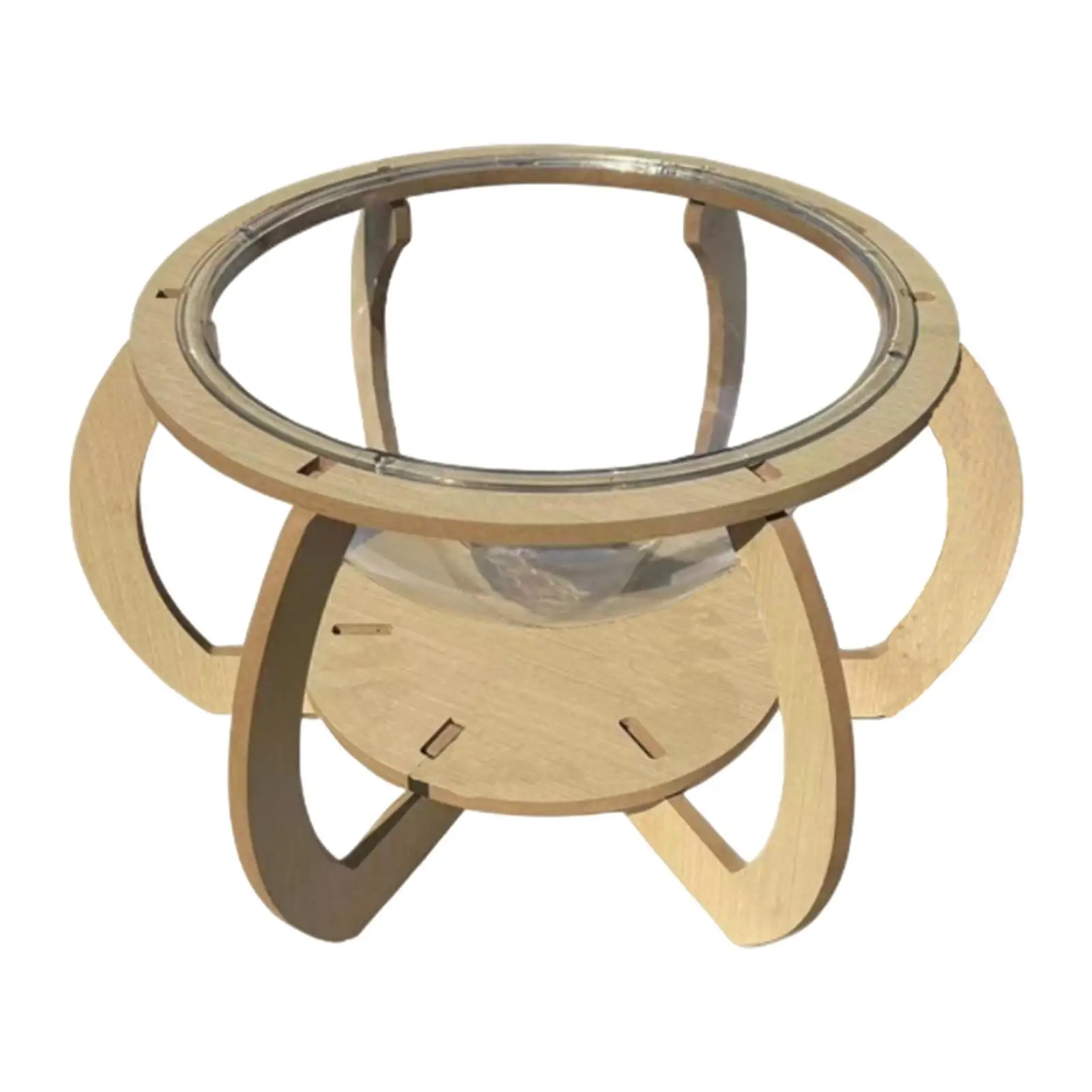 

Space Capsule Cat Bed Wooden Stand Cat Nest for Kitty Cat Pet Supplies