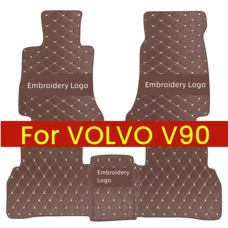 

Car floor mats for VOLVO V90 2018 Custom auto foot Pads automobile carpet cover