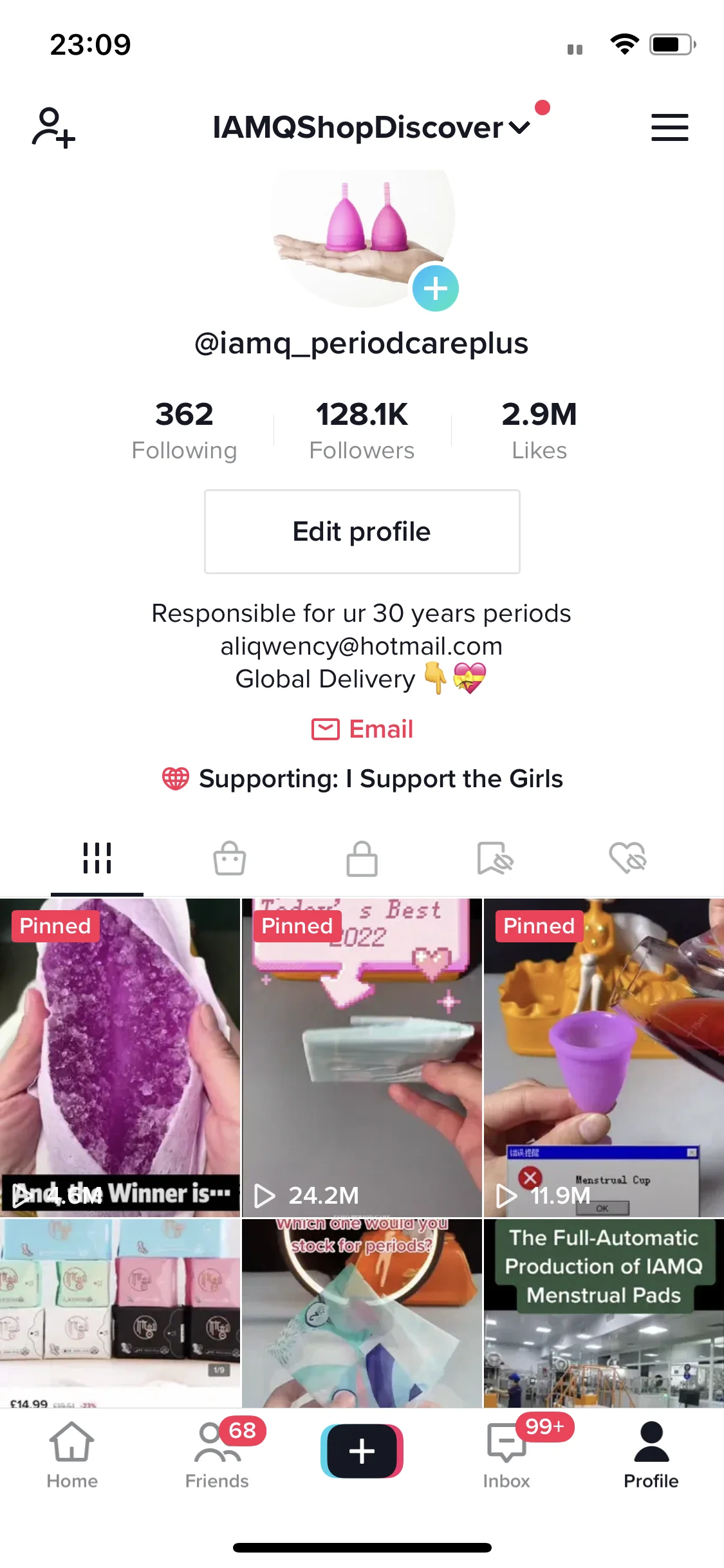 TIKTOK IAMQ_Qwency Menstrual Super Magic Absorptive Pads Qwency's Recommendation