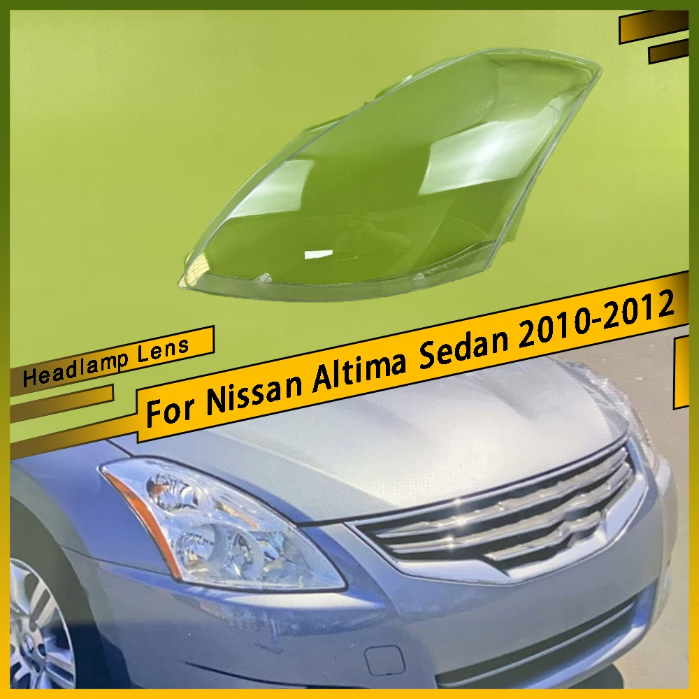 

For Nissan Altima Sedan 2010 2011 2012 Auto Light Caps Front Headlight Cover Glass Lens Shell Light Caps Lampshade Lamp Shade