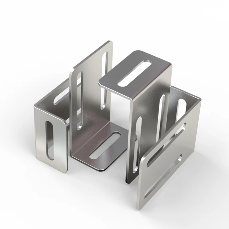 Stainless Steel Galvanized Iron Plate Fixed Bracket Layer Drag Piece 90 Degree Right Angle Code Flat Sheet Metal