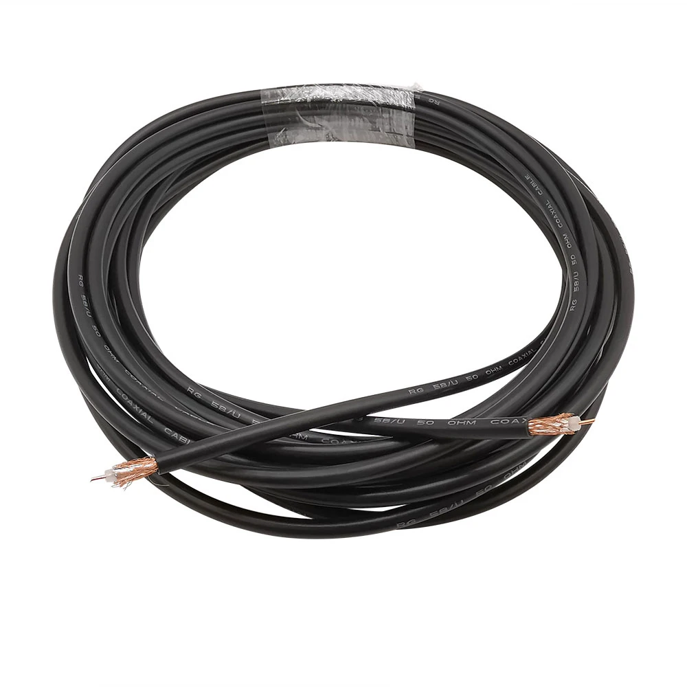 RG58 RG-58 RF Coaxial Cable Wires 50 Ohm RG 58 50-3 Pigtail Wire Cables 5m 10m 15m 20m 30m 50m