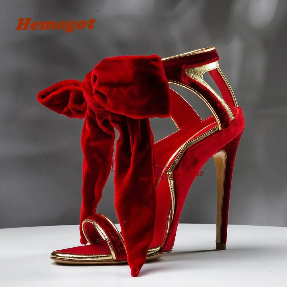 

Velvet Green Lace Up Sandals Slingback Stiletto Heels Open Toe Pvc One Strap Sandals for Women 2024 New Ankle Strap Plus Size 46