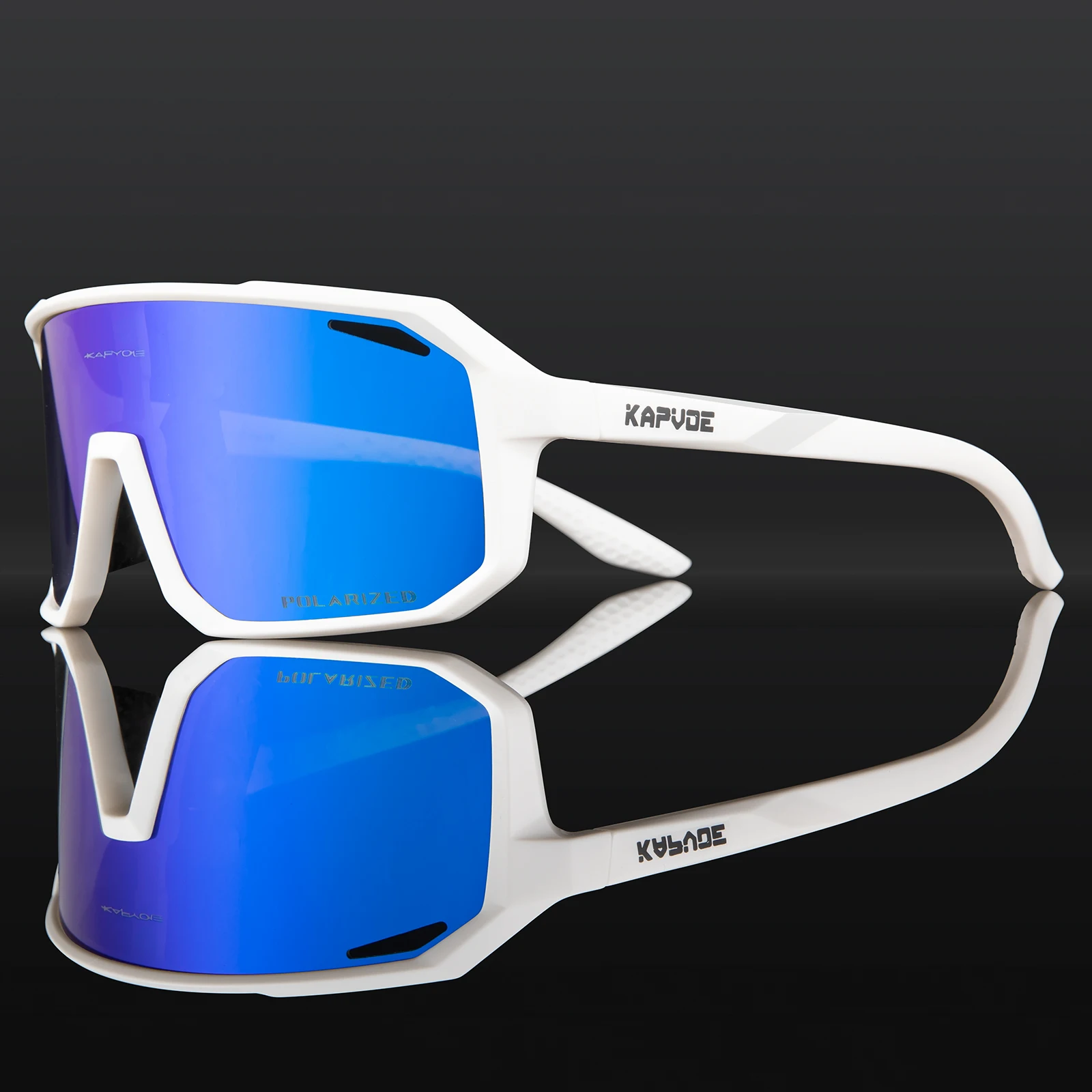 Kapvoe Radfahren Gläser Männer Radfahren Sonnenbrillen MTB UV400 Polarisierte Integrierte Myopie Rahmen Fahrrad Brille Outdoor Sport Brillen 6