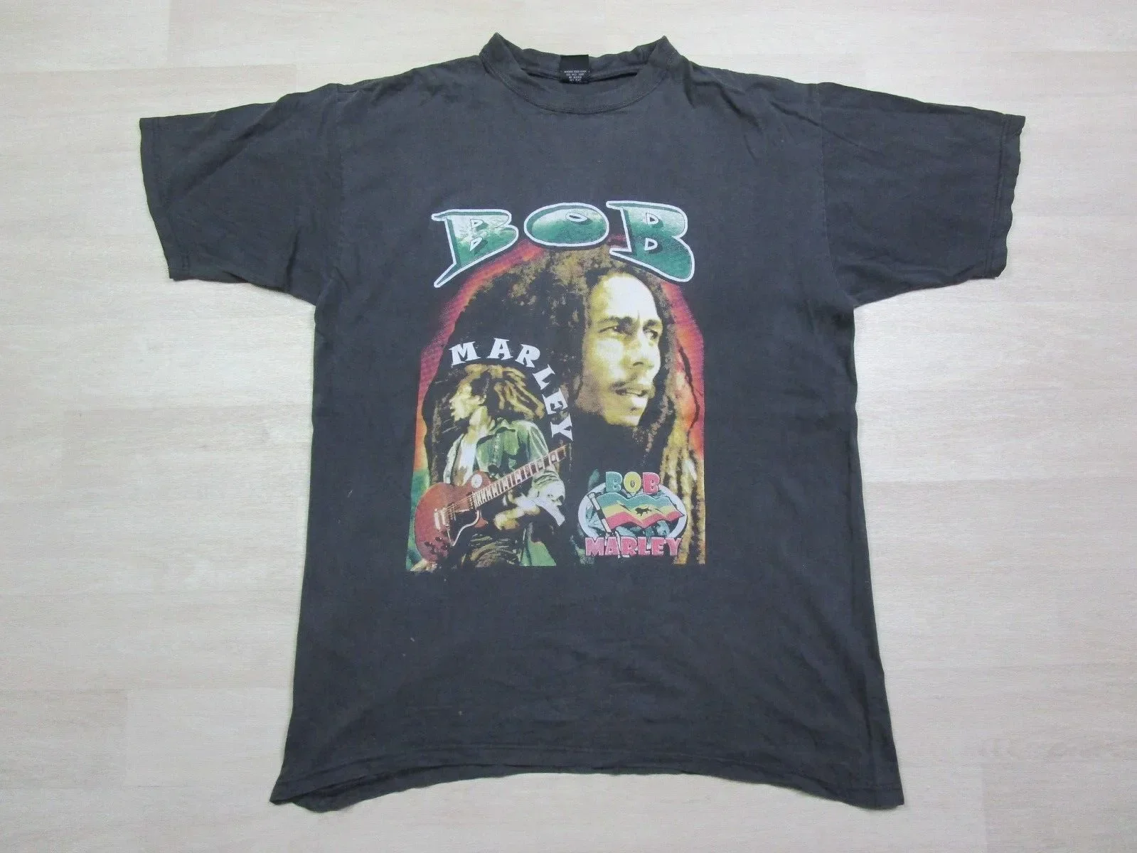 Vintage Bob Marley Band T Shirt Men s Size 2XL Rap Soul Rebel Streetwear long or short sleeves