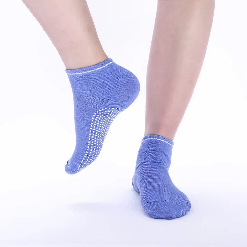 Fitness 1 Pair Anti Slip Floor Socks Cotton Silicone Women Yoga Socks Dance Sock Elasticity Socks Ballet Socks