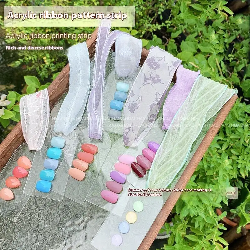 Placa de exibição de unhas acrílicas com fita estilo prego placa de exibição de trabalho amostra modelo de cartão de cor de alta qualidade paleta de cores de unhas