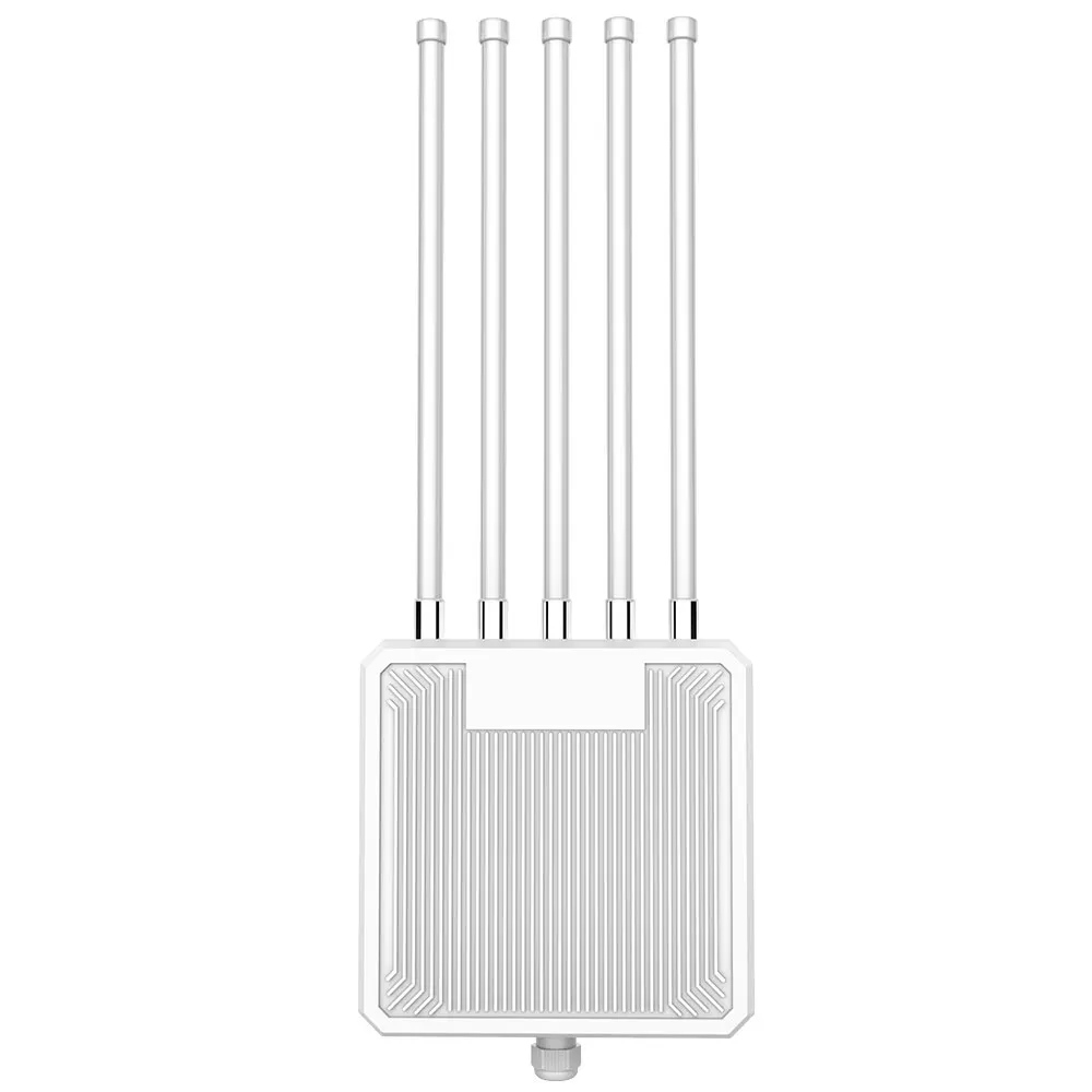 Fuente de alimentación PoE impermeable de 48V con punto de acceso al aire libre AX3000 WiFi6 directo de fábrica con soluciones y software IoT de 3 modos