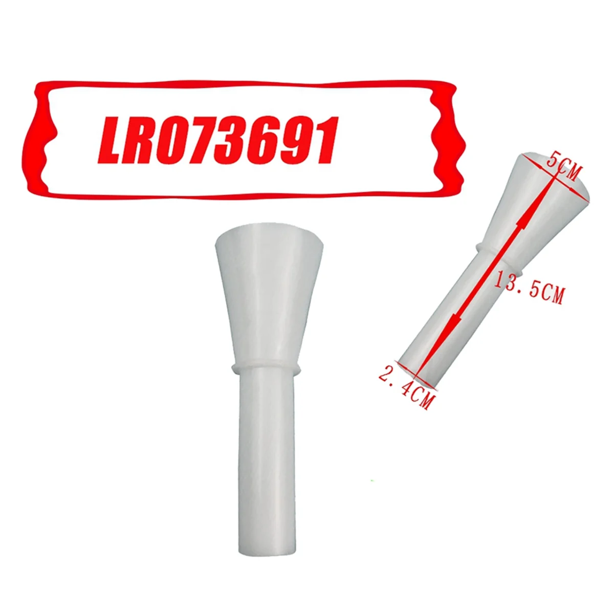 T61c_2Pcs embudo de repostaje de coche convertidor de boquilla de aceite LR073691 para Range Rover LR3 LR4 Discovery 3/4 Range Rover Sport2