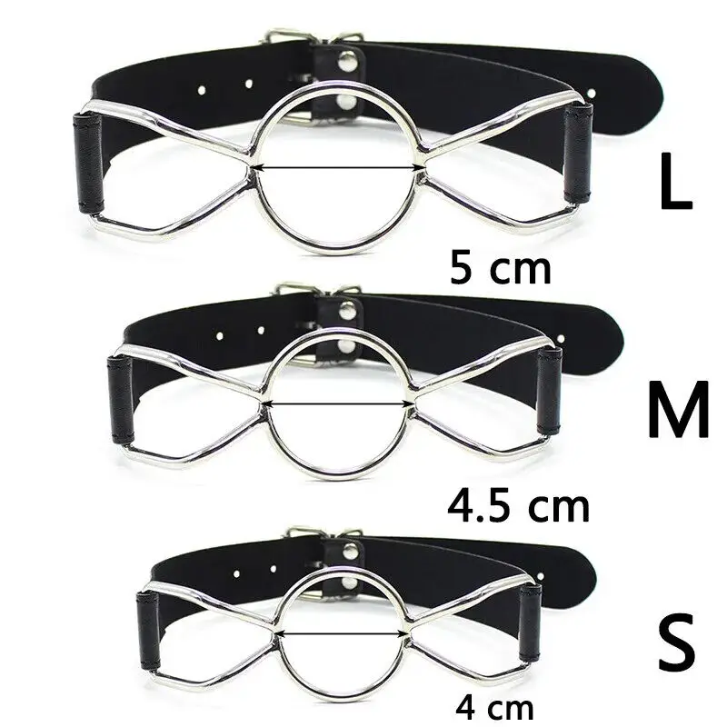 Couple Open Mouth Gag BDSM Bondage Restraints Harness Strap Fetish Toys New