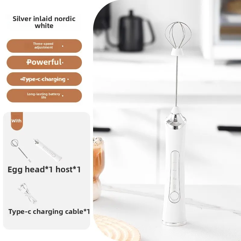 휴대용 우유 거품기, 휴대용 계란 거품기, 우유 커피 머신, 3단계 반죽기, 달콤한 케이크, 크림 머신, 주방 블렌더