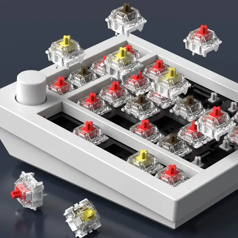 Three-mode wireless keypad Customized Gasket structure MAC aluminum lump lump